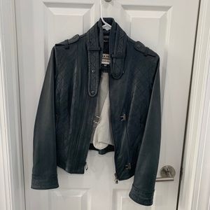 Calf Skin Leather Jacket